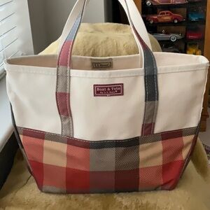 LL BEAN CANVAS TOTE